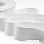raso seta 40 mm bianco ottico