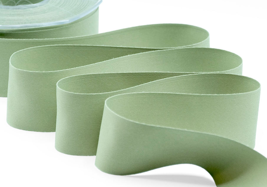 raso seta 40 mm verde salvia
