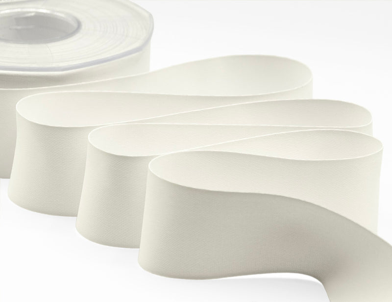 Raso Seta 40 mm Bianco Naturale