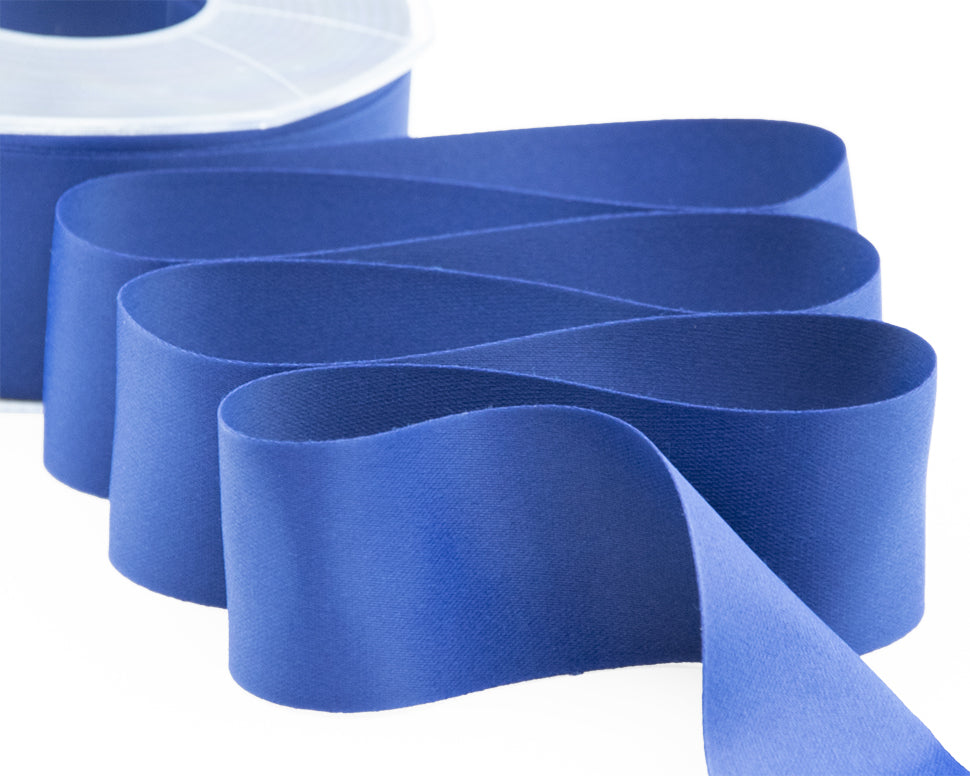 raso seta 40 mm blu scuro