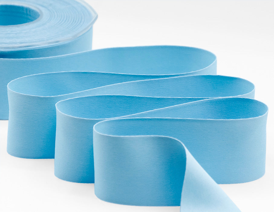 raso seta 40 mm azzurro baby