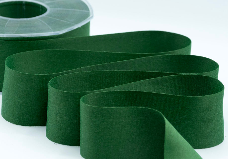 raso seta 40 mm verde inglese