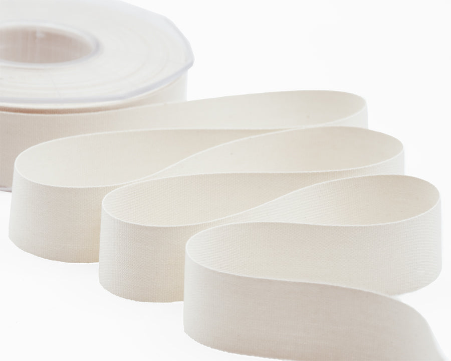 cotone biologico 25 mm bianco naturale