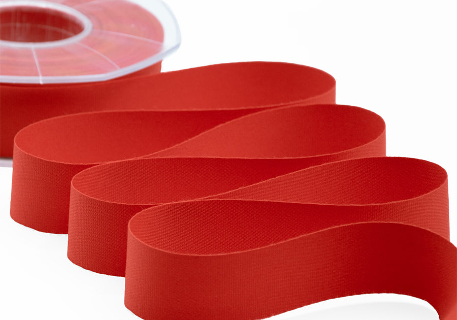 cotone biologico 25 mm rosso