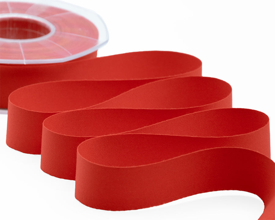 cotone biologico 25 mm rosso