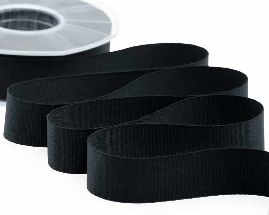 cotone biologico 25 mm nero