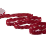 cotone con impuntura 15 mm amaranto