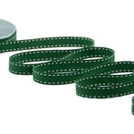 cotone con impuntura 15 mm verde inglese
