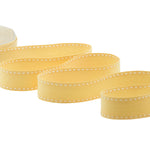 cotone con impuntura 25 mm giallo oro