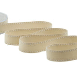 cotone con impuntura 25 mm beige