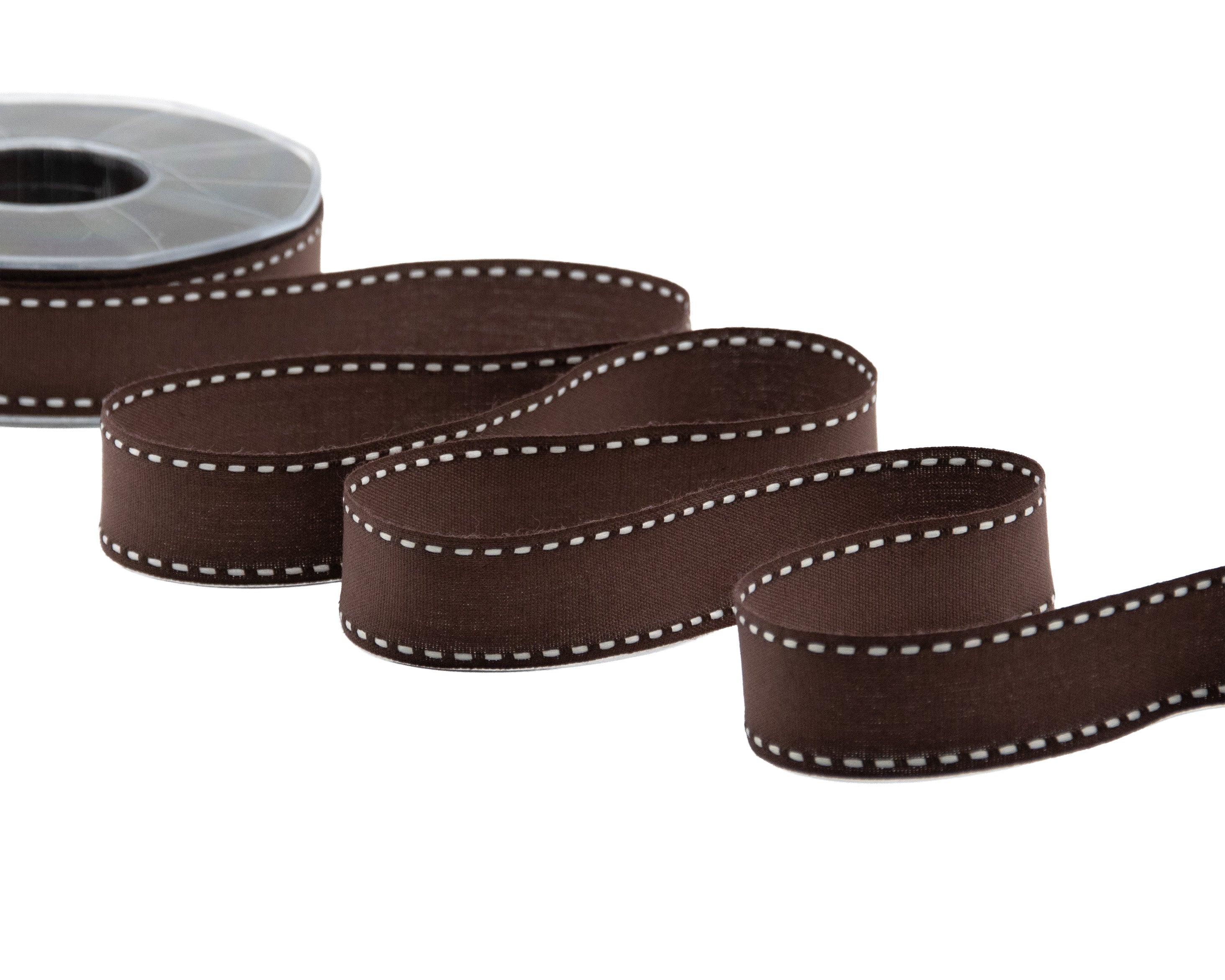 cotone con impuntura 25 mm cacao