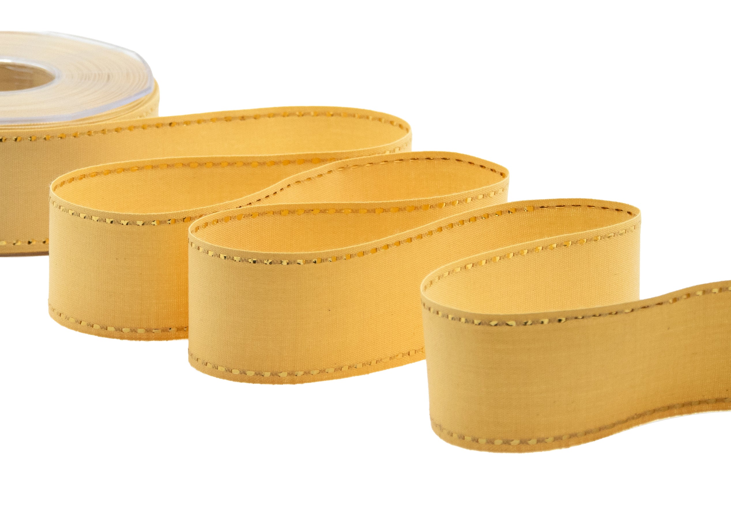 cotone con impuntura oro 45 mm giallo oro