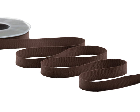 spigato cotone 15 mm cacao
