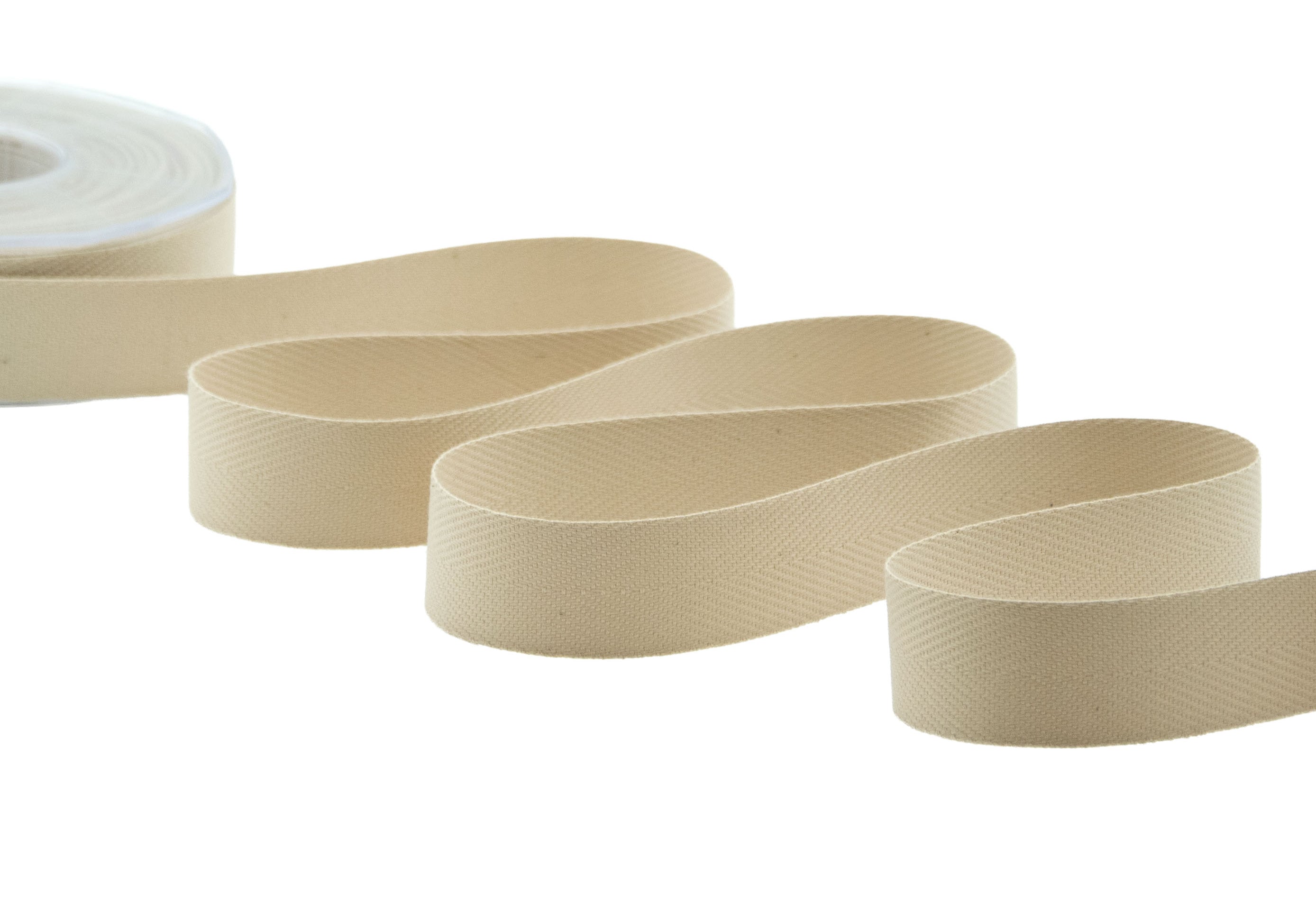 spigato cotone 25 mm beige