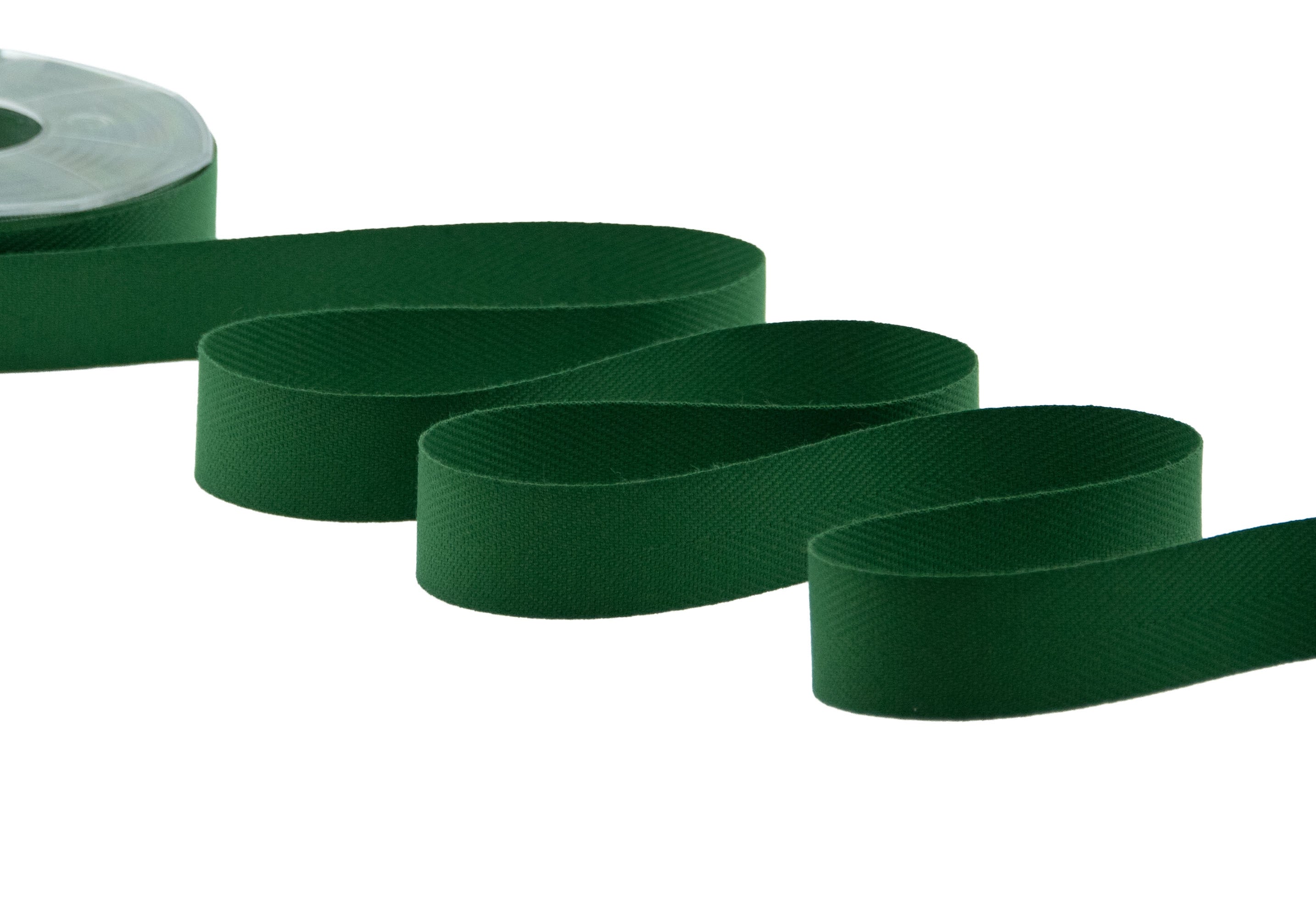 spigato cotone 25 mm verde inglese