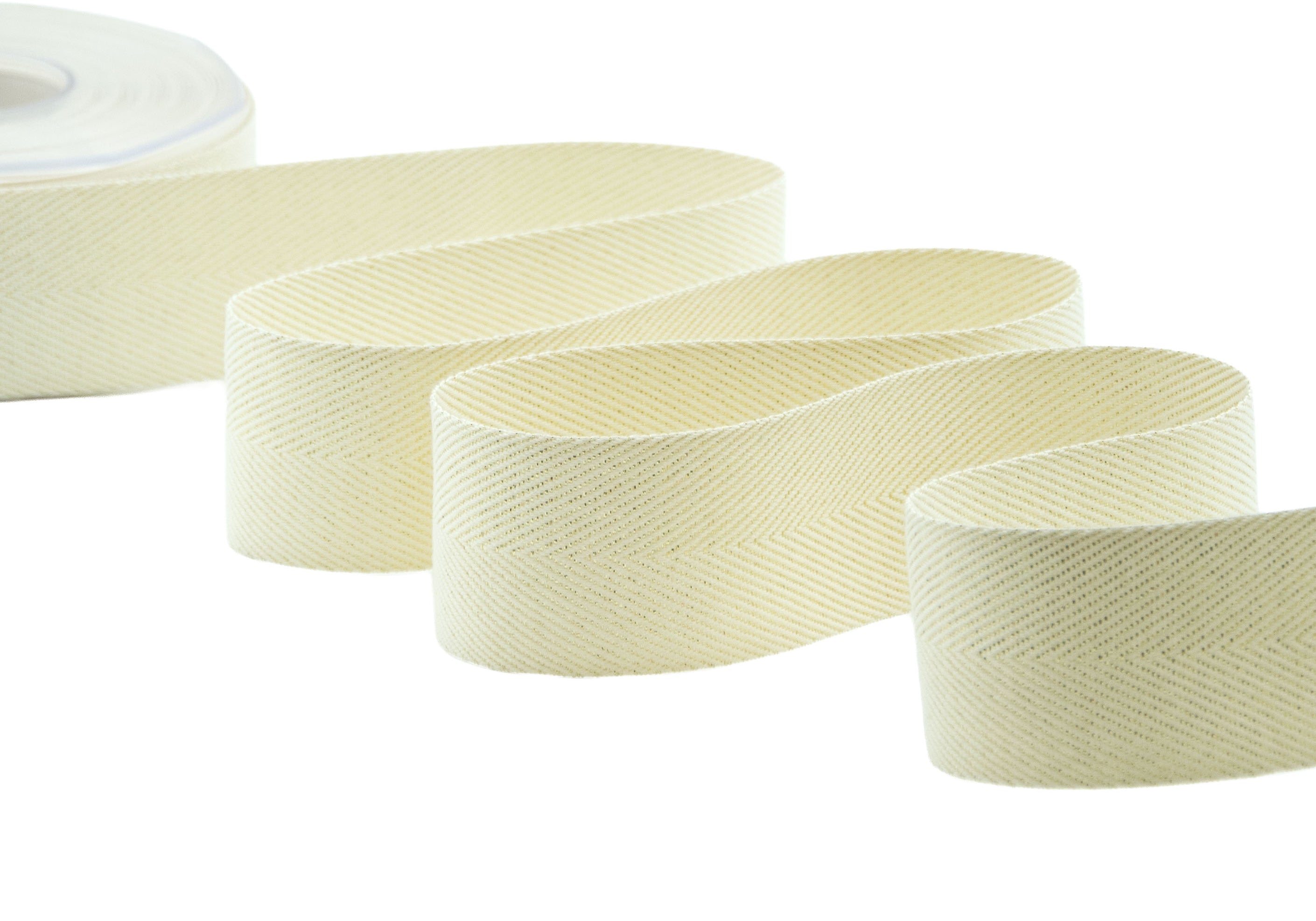 spigato cotone 40 mm oro