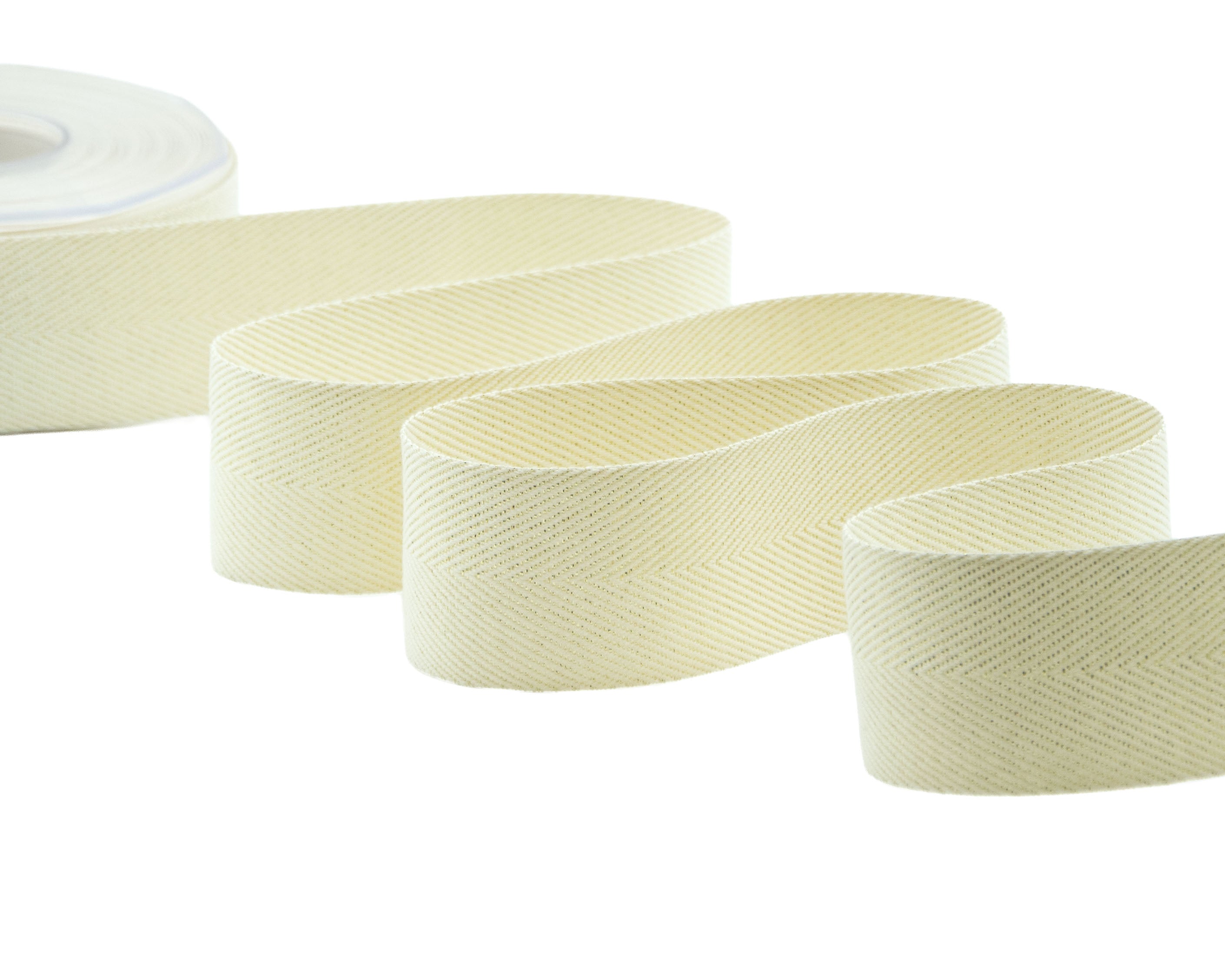 spigato cotone 40 mm oro