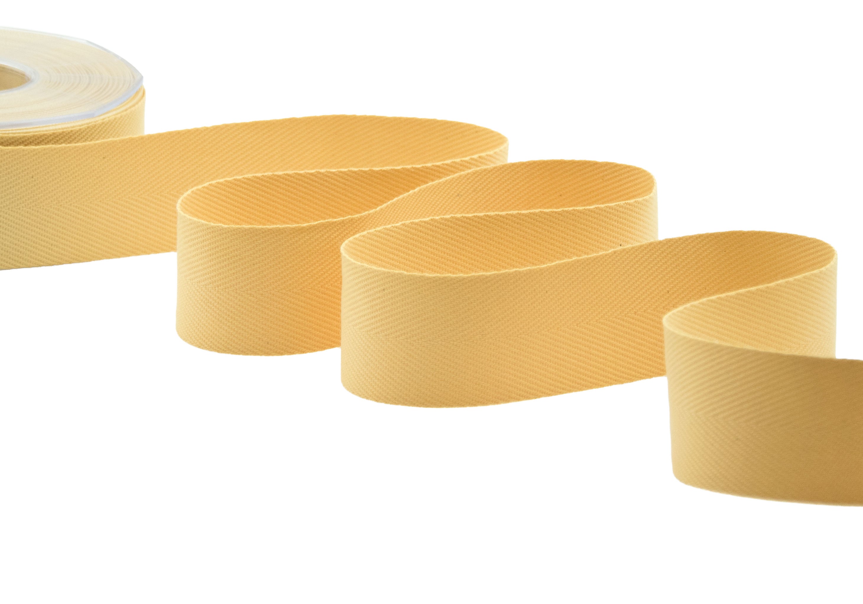 spigato cotone 40 mm giallo oro