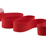 spigato cotone 40 mm rosso