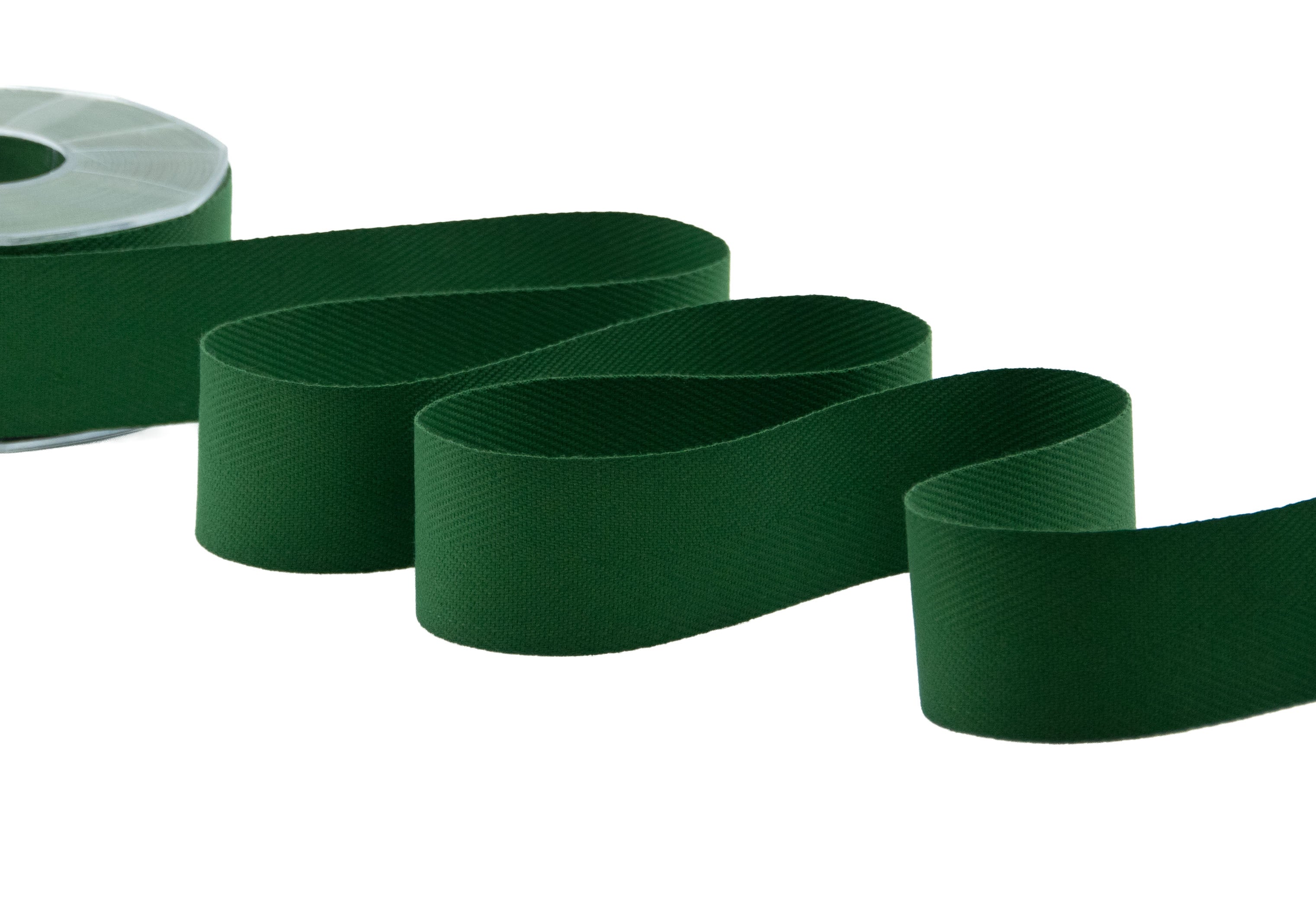 spigato cotone 40 mm verde inglese
