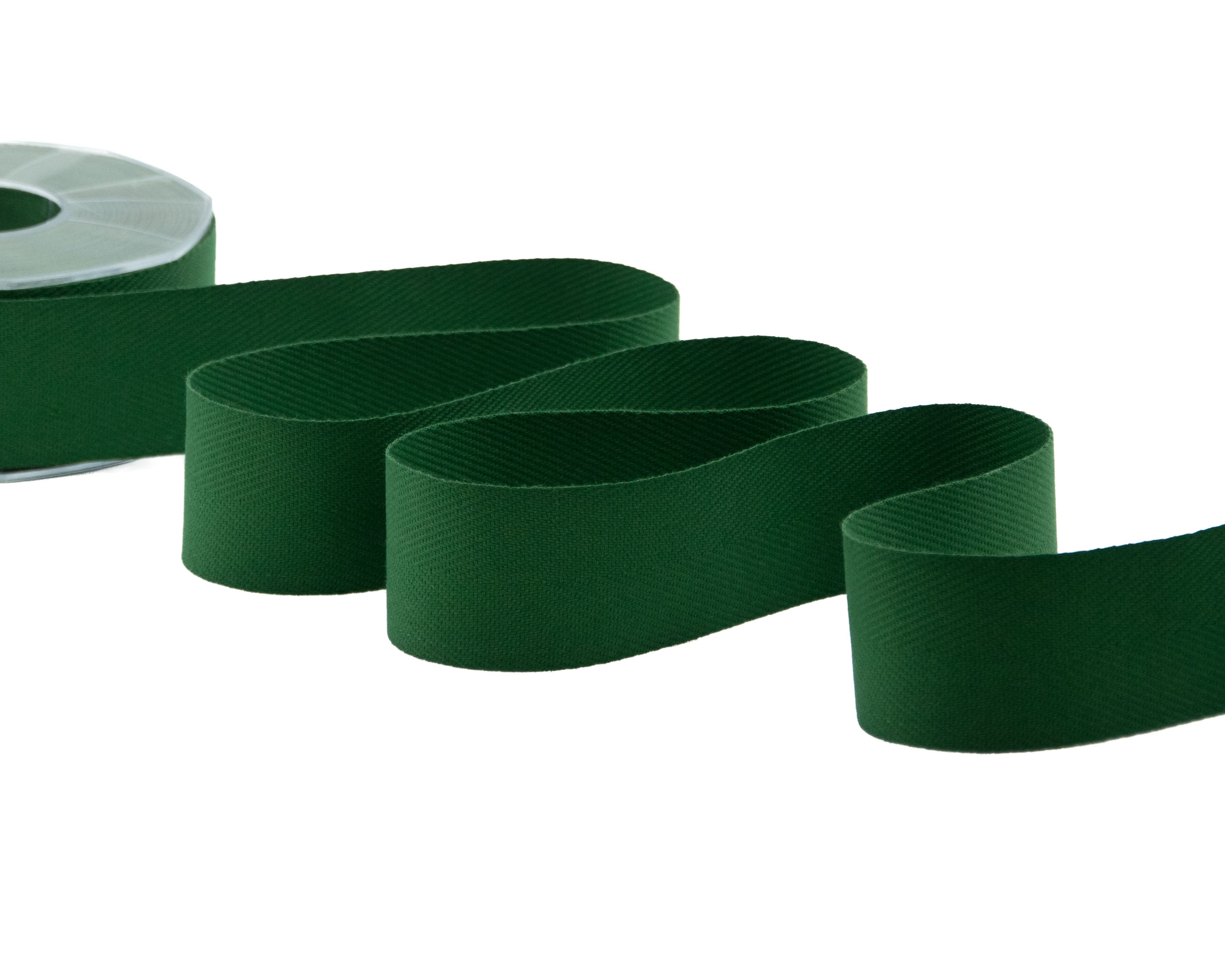 spigato cotone 40 mm verde inglese