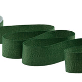 spigato cotone 40 mm verde inglese oro