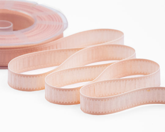 15 mm Pleated Light Apricot