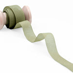 crepe effetto seta 15 mm verde salvia