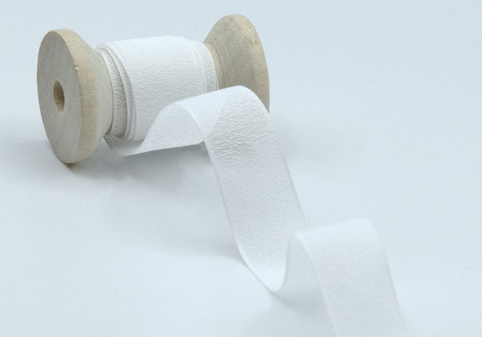 crepe effetto seta 15 mm bianco naturale