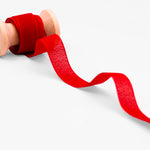 crepe effetto seta 15 mm rosso