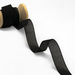 crepe effetto seta 15 mm nero