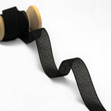 crepe effetto seta 15 mm nero
