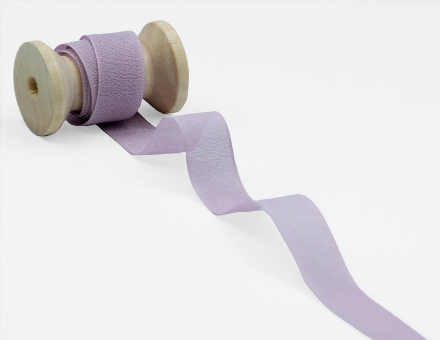 crepe effetto seta 15 mm malva chiaro