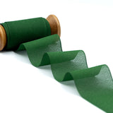 crepe effetto seta 48 mm verde inglese