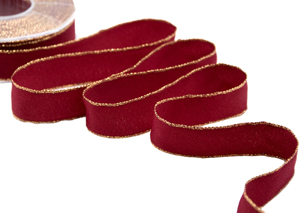 sablè bordi lurex 25 mm amaranto