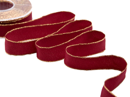 sablè bordi lurex 25 mm amaranto