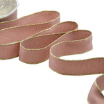 sablè bordi lurex 25 mm cipria scuro