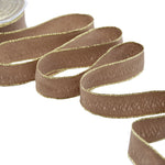 sablè bordi lurex 25 mm cannella