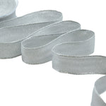 sablè bordi lurex 25 mm grigio perla