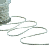 Treccia Cotton Look 4 mm Argento