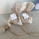 Tresse de jute rustique 7 mm Poudre foncée