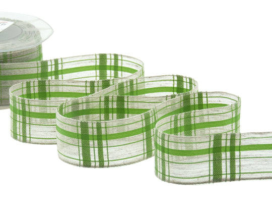 Lino Scozzese 40 mm Verde Pistacchio