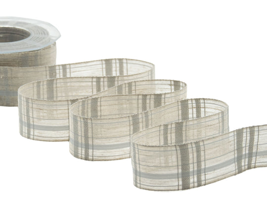 Lino Scozzese 40 mm Grigio Perla