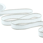 spiga doppia bordata 20 mm bianco naturale