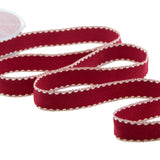 spiga doppia bordata 20 mm rosso