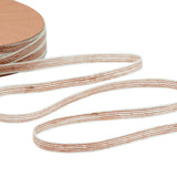 6mm Rustic Jute Ribbon Natural White