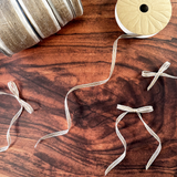 6mm Rustic Jute Ribbon Natural White