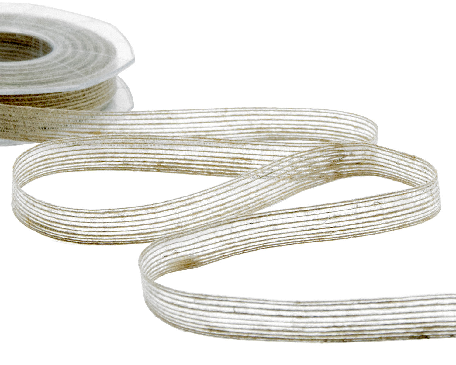 nastro in juta rustico 6 mm beige