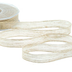 nastro in juta rustico 15 mm beige