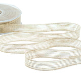 nastro in juta rustico 15 mm beige